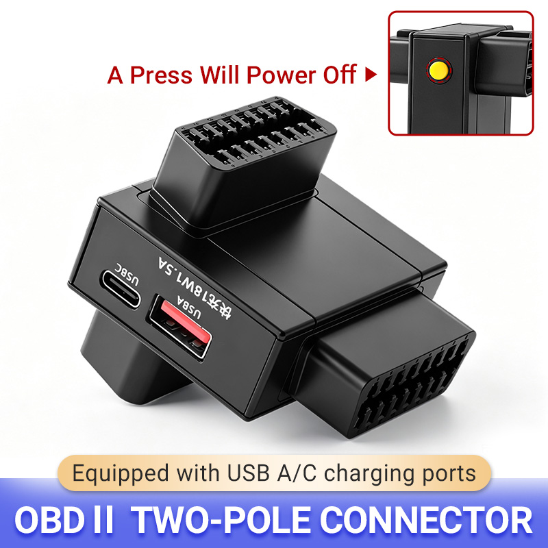 Usb C Cable - Adaptador divisor OBD2, de 1 a