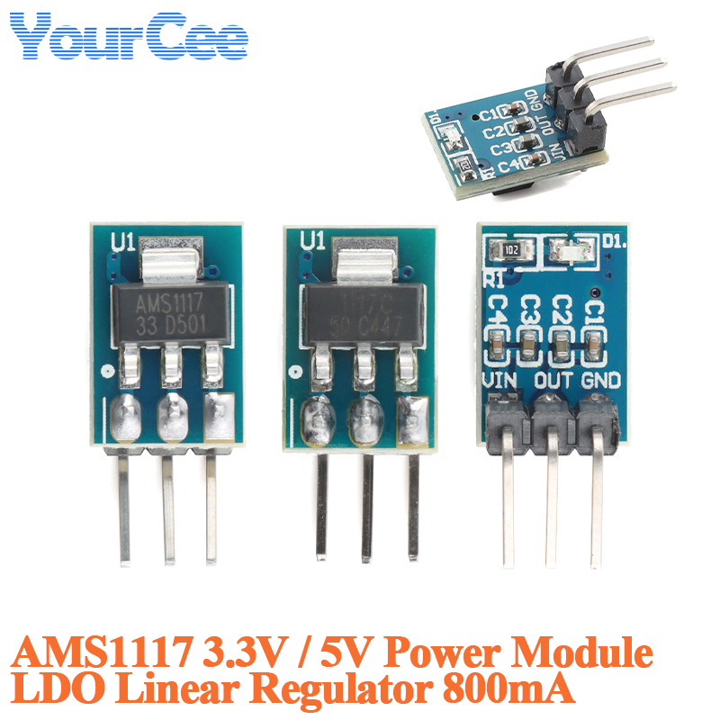 Ams1117 Module - 20 piezas/1 unidad AMS1117 3,3 V