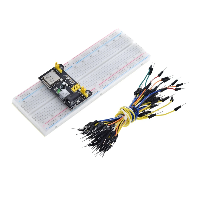 Breadboard 400 Point - Módulo de alimentación para protoboard MB-102