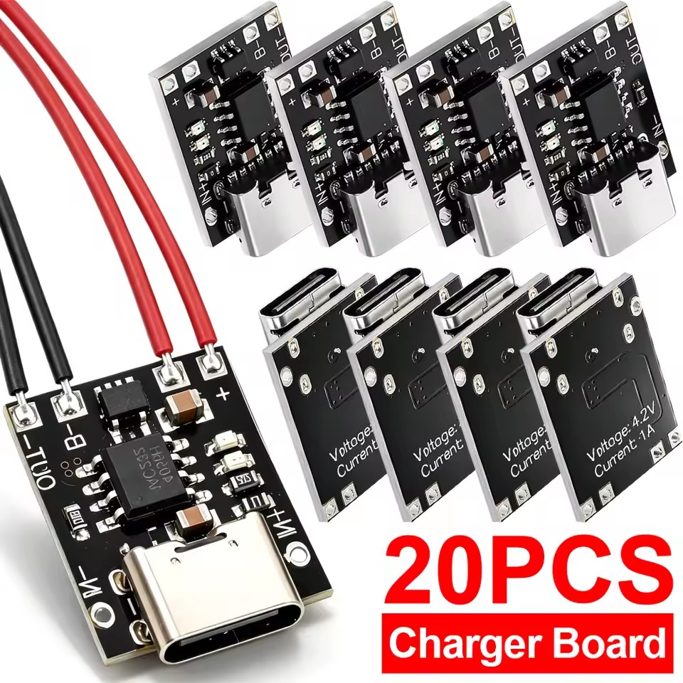 Placa de Carga Tipo-C con Circ - Li Ion Charger Module reseña y precio