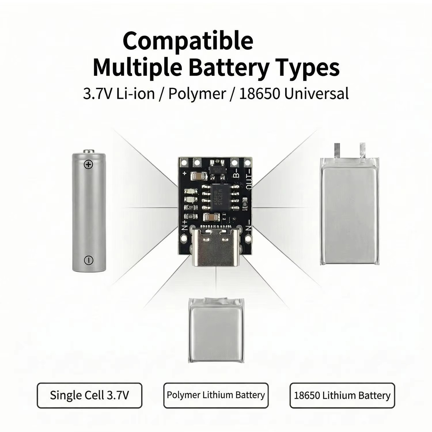 Placa de Carga Tipo-C con Circ - Li Ion Charger Module reseña y precio