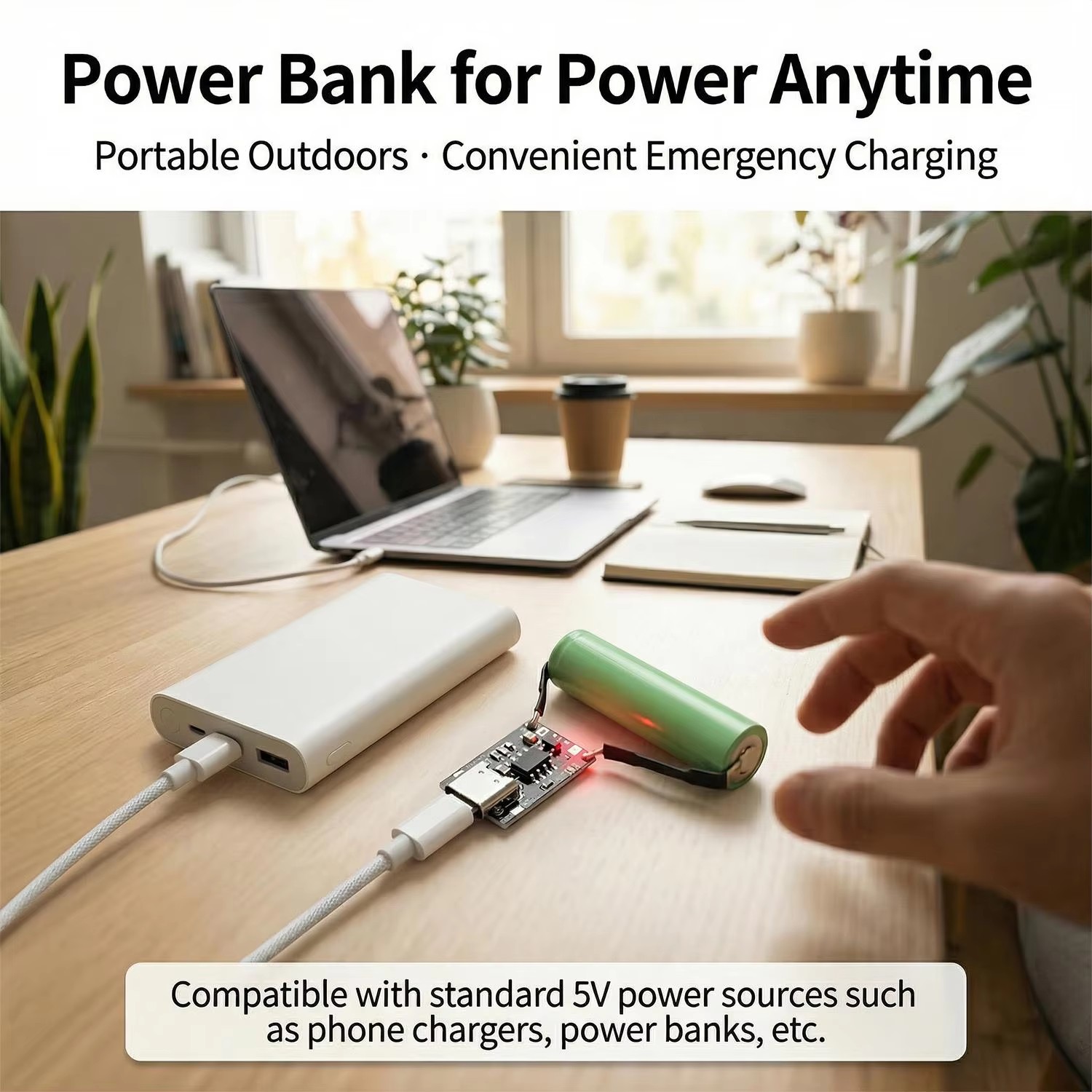 Placa de Carga Tipo-C con Circ - Li Ion Charger Module reseña y precio
