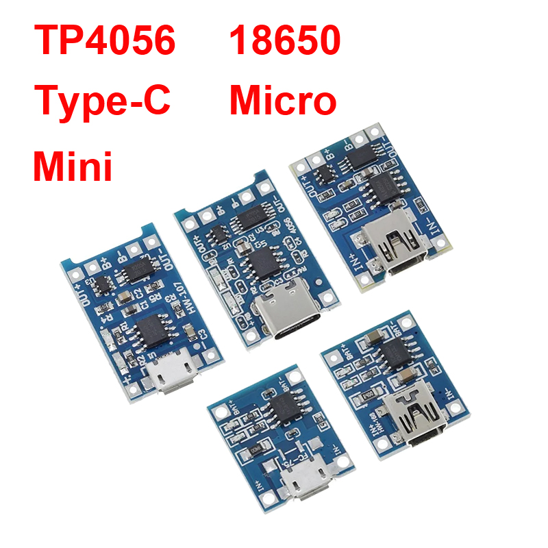 1/5 Uds 5V 1A Micro/tipo-c/Min - Tp4056 Module reseña y precio