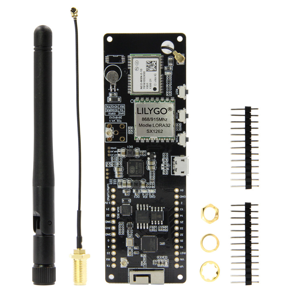 LILYGO T-BEAM V1.2 ESP32 LoRa  - Esp32 Battery Holder Lipo reseña y precio