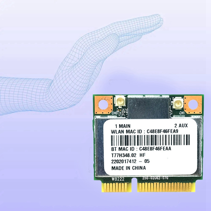 Tarjeta WiFi AR5B22 AR9462 + a - Antenna 2.4Ghz reseña y precio