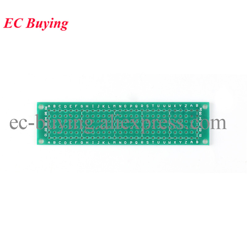 10 unids/lote 2x8cm prototipo  - Pcb Prototyping Board reseña y precio
