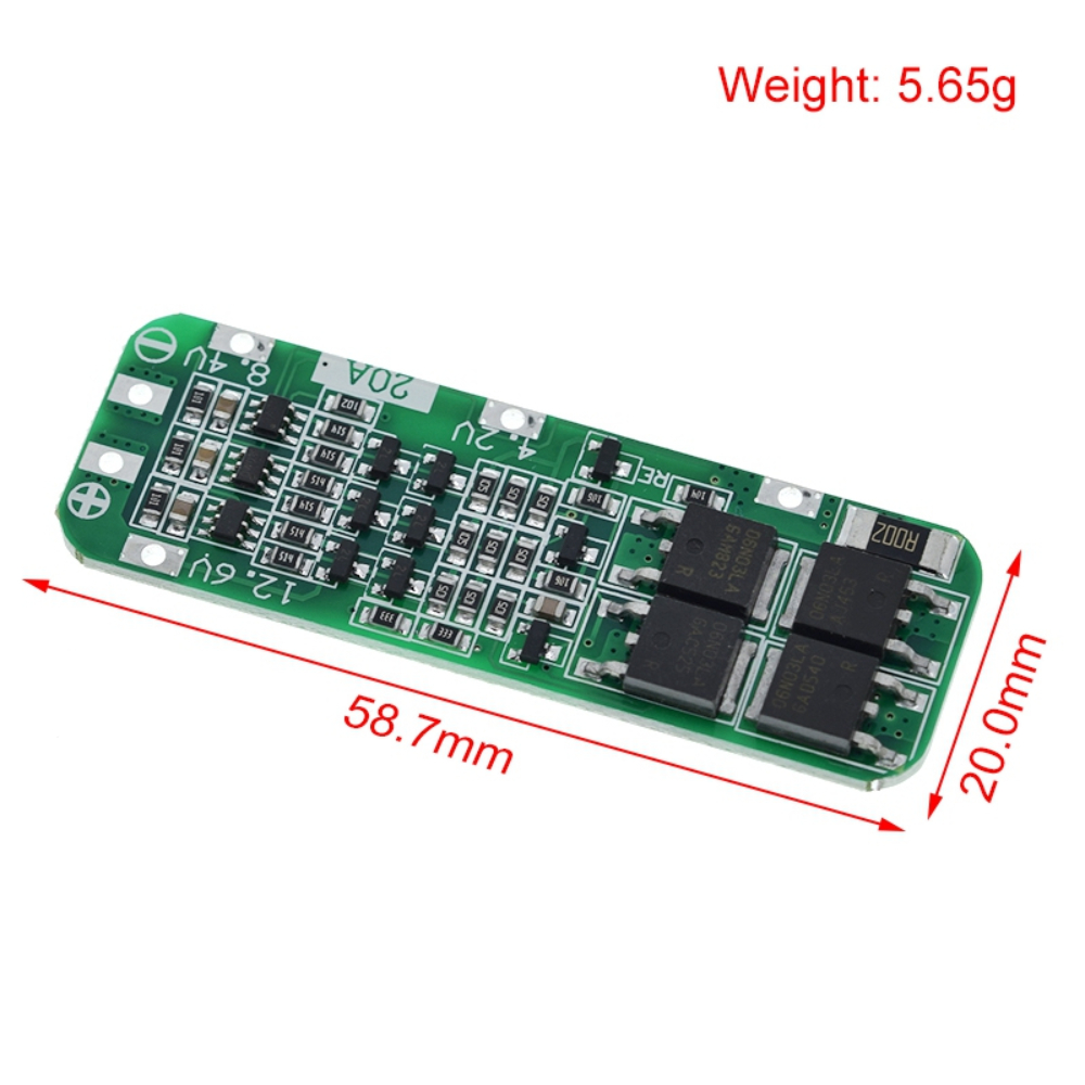 3S 20A Li-ion batería de litio - Li Ion Charger Module reseña y precio