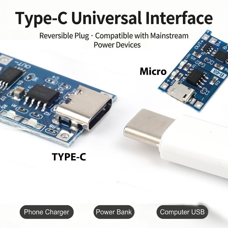Módulo Cargador de Batería de  - Li Ion Charger Module reseña y precio