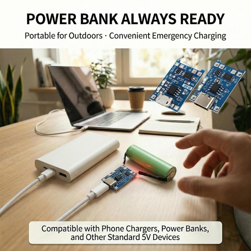 Módulo Cargador de Batería de  - Li Ion Charger Module reseña y precio