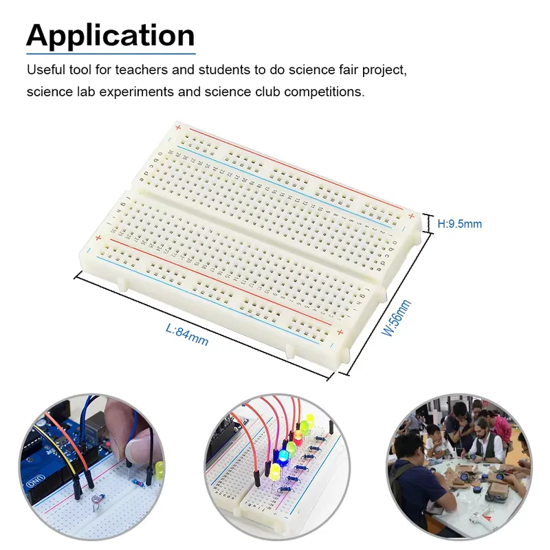 Kit de Placa de Conexiones sin - Breadboard 400 Point reseña y precio