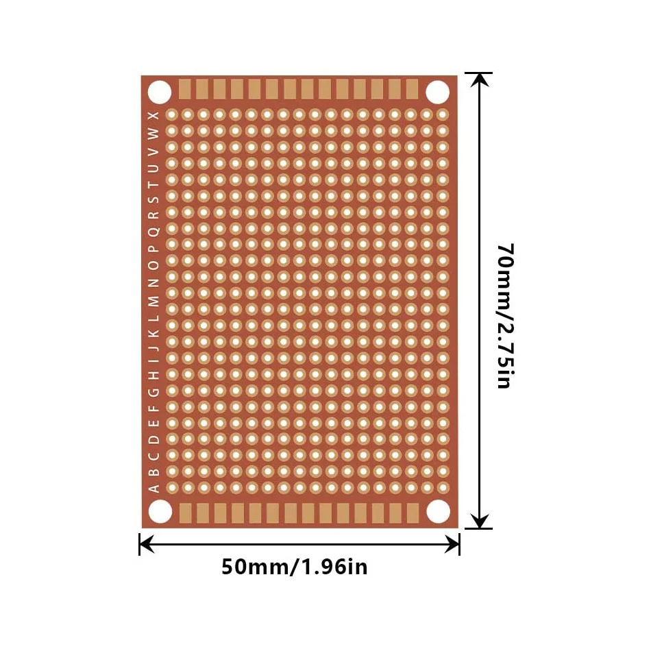 10/20 piezas 5x7cm placas PCB  - Perfboard reseña y precio