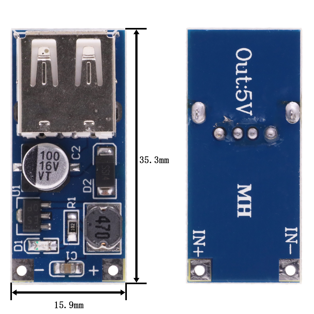 Módulo de refuerzo de piezas,  - Tp4056 Module reseña y precio