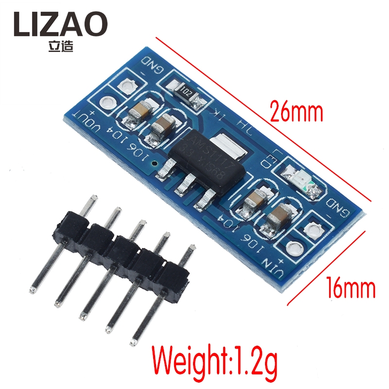 Módulo de alimentación reducto - Ams1117 Module reseña y precio