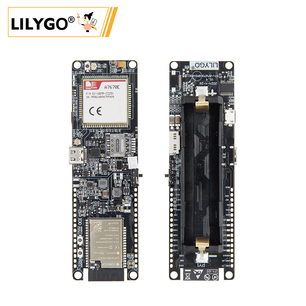Módulo LILYGO T-A7670E ESP32,  - Esp32 Battery Holder Lipo reseña y precio