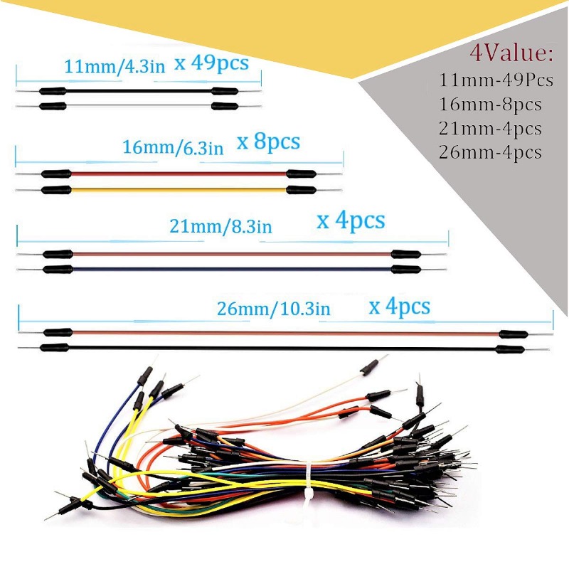 Kit de cables de puente para p - Breadboard 400 Point reseña y precio
