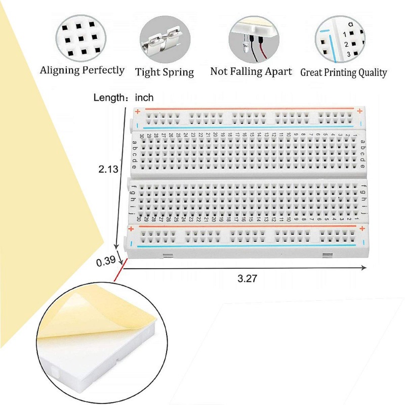 Kit de cables de puente para p - Breadboard 400 Point reseña y precio