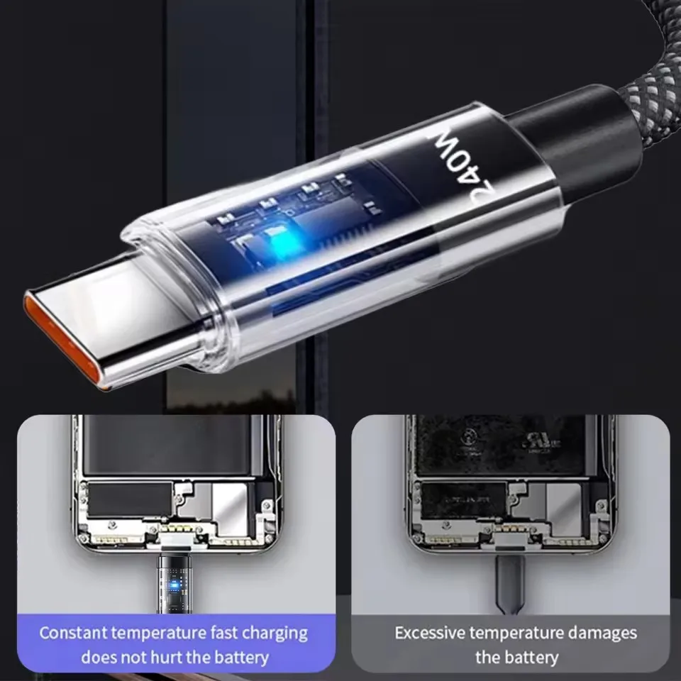Cable de carga ultrarrápida de - Usb C Cable reseña y precio