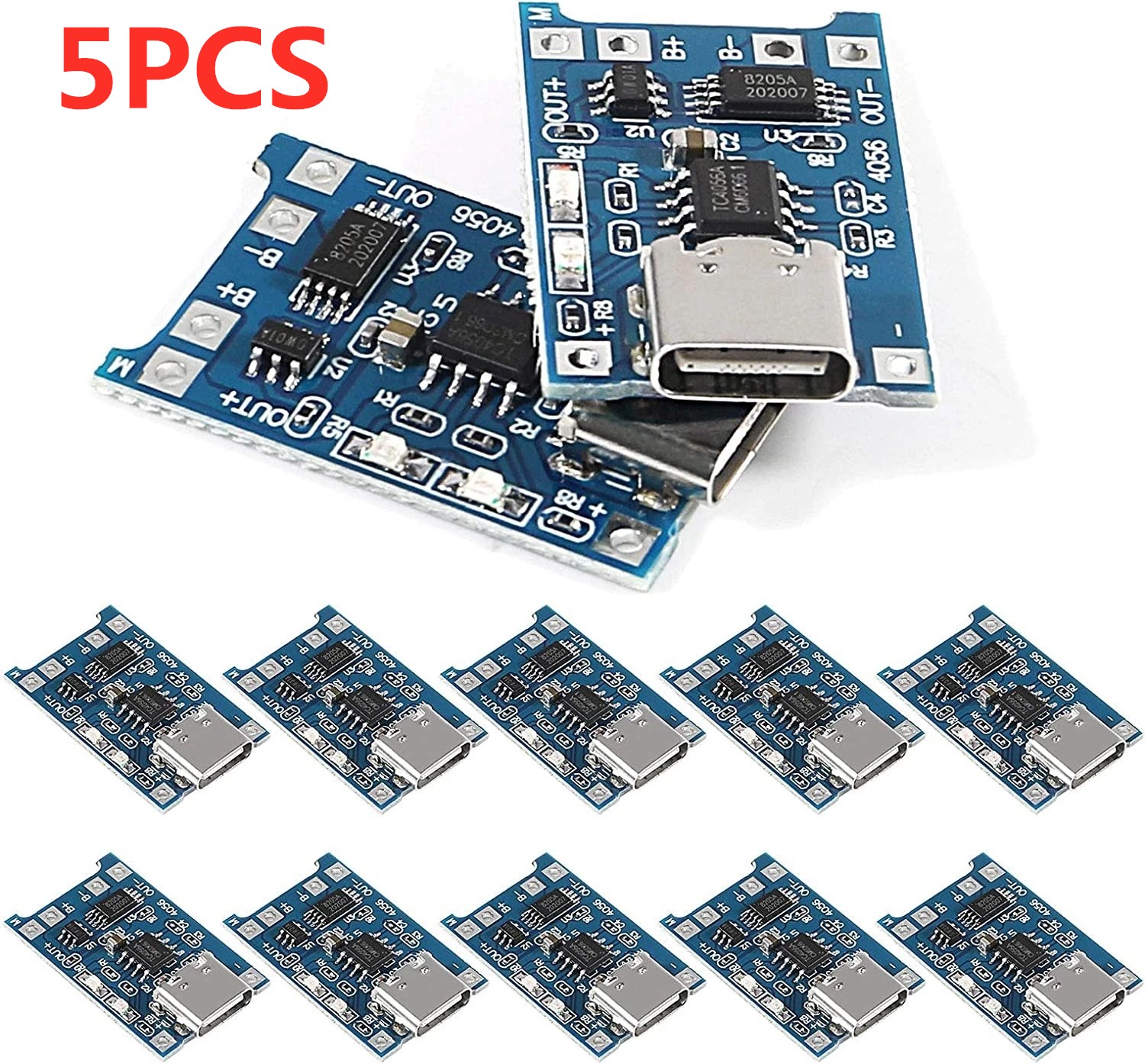 2/5PC tipo C Micro Mini 5V1A 1 - Li Ion Charger Module reseña y precio