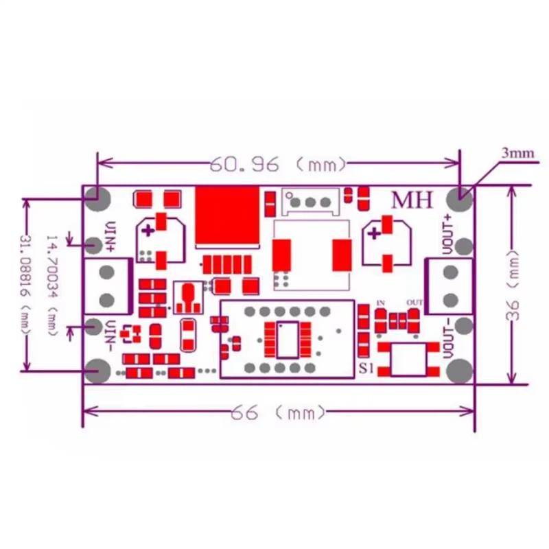 Módulo de fuente de alimentaci - Dc Dc Converter reseña y precio
