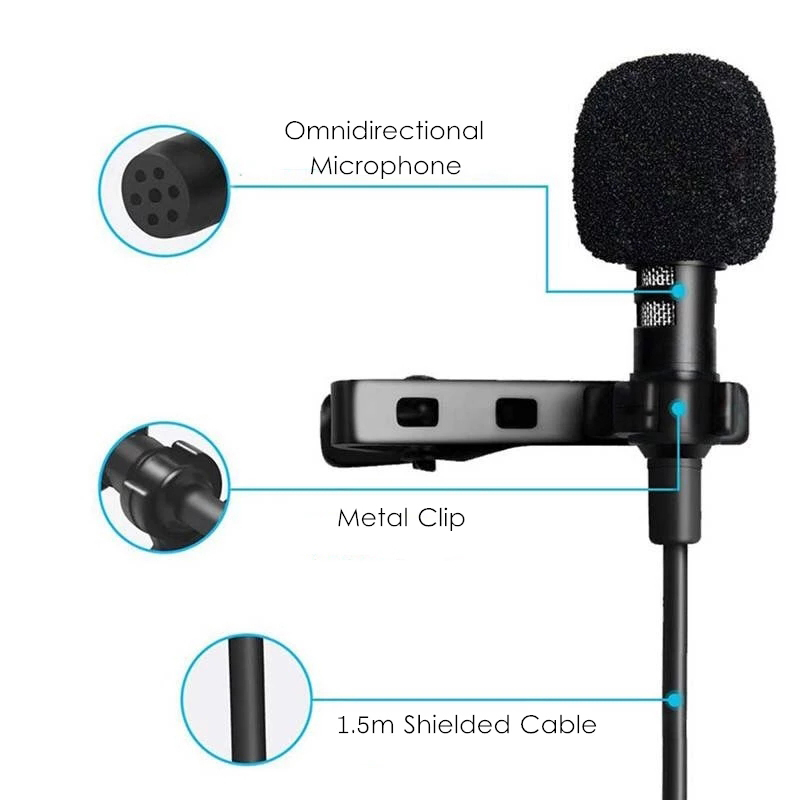 Mini micrófono Lavalier portát - Usb C Cable reseña y precio