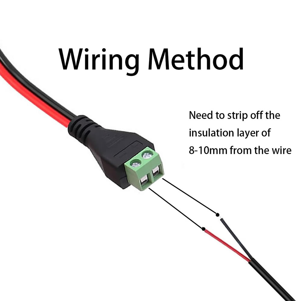 Cable de Extensión de Alimenta - Screw Terminal Block reseña y precio